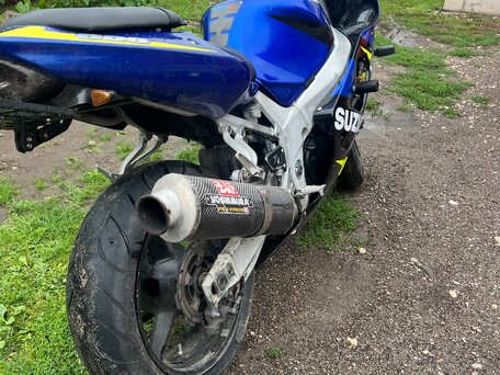 2001 Suzuki GSX-R 600, синий, 300000 рублей, вид 3