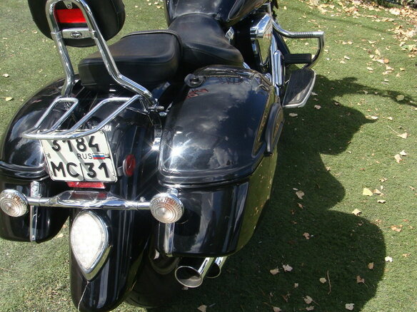 2009 Yamaha XV 1700 Road Star, чёрный, 750000 рублей - вид 4
