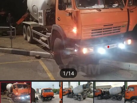 2007 КамАЗ Автобетоносмеситель, оранжевый, 1300000 рублей, вид 1