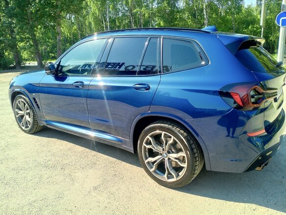 2021 BMW X3 20i xDrive III (G01), синий, 4990000 рублей - вид 15