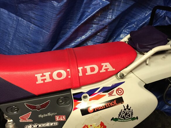 1995 Honda XR 250, белый - вид 2