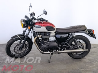 2021 Triumph Bonneville T100, красный, 885000 рублей, вид 4