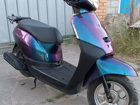 2018 Honda Tact, фиолетовый, 137000 рублей, вид 3