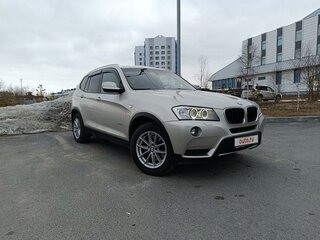 2013 BMW X3 20d xDrive II (F25), серебристый, 1700000 рублей, вид 2