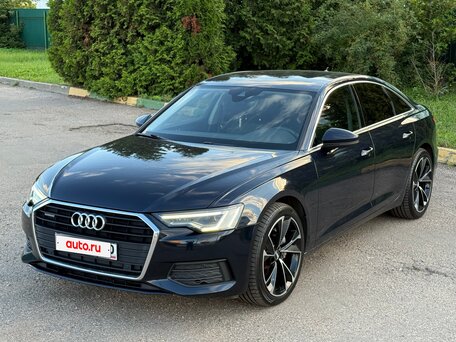 2021 Audi A6 45 TFSI V (C8), синий, 2850000 рублей, вид 1