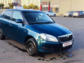 2012 Skoda Fabia II Рестайлинг, синий, 418000 рублей, вид 3