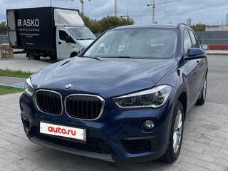2018 BMW X1 18d xDrive II (F48), синий, 2350000 рублей, вид 2