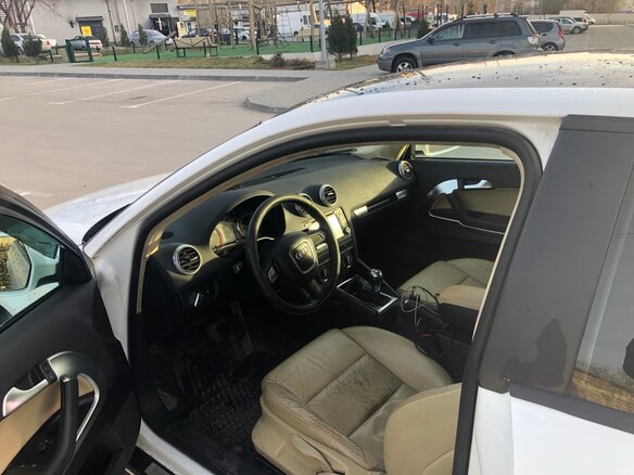 2008 Audi A3 II (8P) Рестайлинг 2, белый, 850000 рублей - вид 7