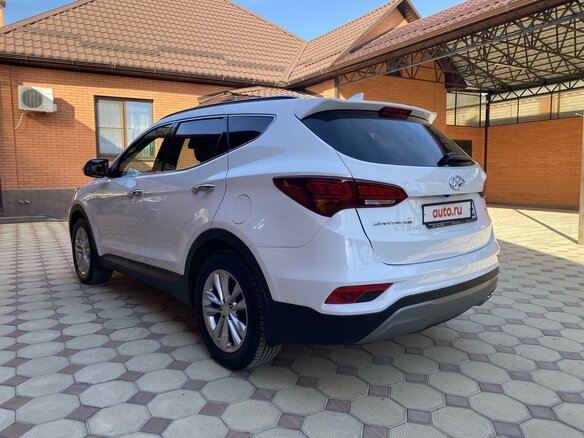 2017 Hyundai Santa Fe III Рестайлинг, белый - вид 6