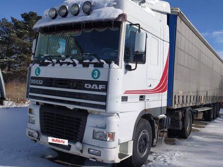 2002 DAF 95XF, белый, 1700000 рублей, вид 1
