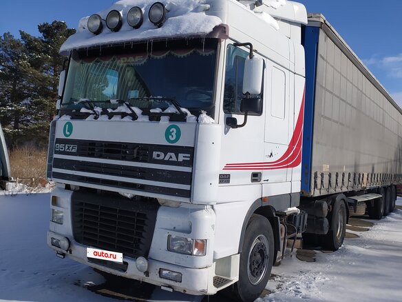 2002 DAF 95XF, белый, 1700000 рублей