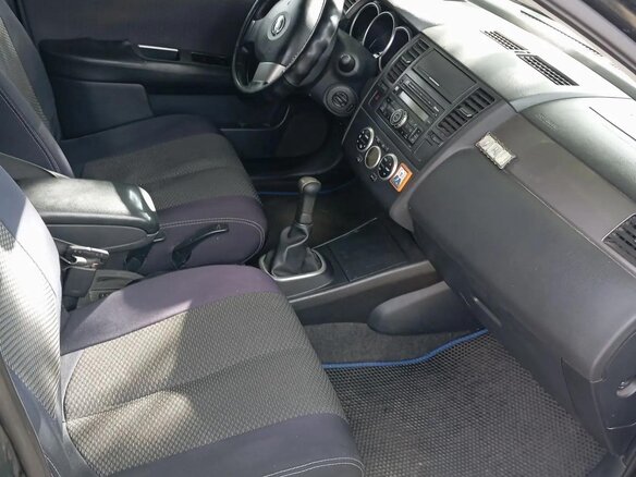 2008 Nissan Tiida I, чёрный, 550000 рублей - вид 3
