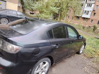 2008 Mazda 3 I (BK) Рестайлинг, чёрный, 350000 рублей, вид 1