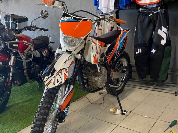 2023 Kayo K1 250 MX, белый, 110000 рублей