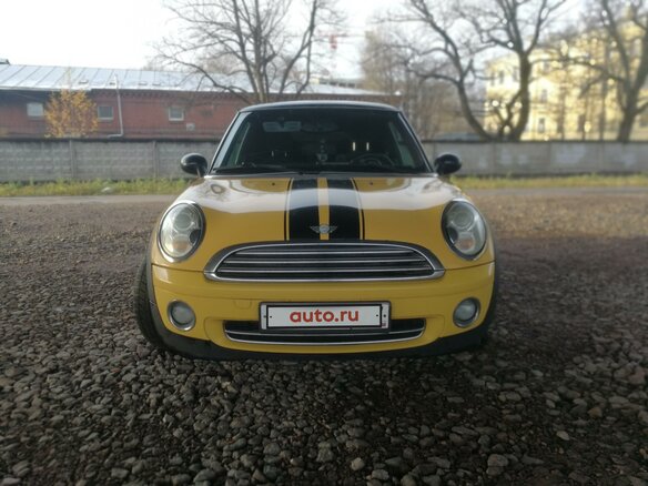 2007 Mini Hatch Cooper II (R56), жёлтый - вид 3