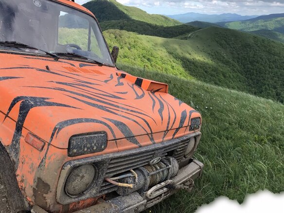 1990 Lada (ВАЗ) 2121 (4x4) I, оранжевый - вид 13