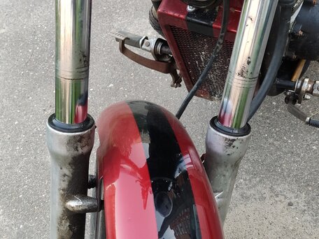 1993 Honda Steed 400, красный, 200000 рублей, вид 4
