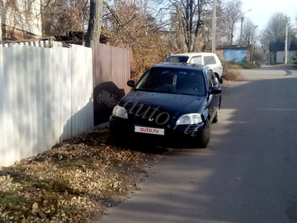 1998 Honda Civic VI, чёрный