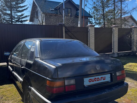 1992 Volkswagen Passat B3, чёрный, 110000 рублей - вид 3