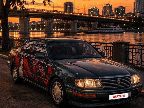 1994 Toyota Crown IX (S140), зелёный, 490000 рублей