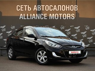 2012 Hyundai Solaris I, чёрный, 750000 рублей, вид 1