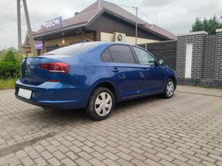 2021 Volkswagen Polo VI, синий, 1435000 рублей, вид 5
