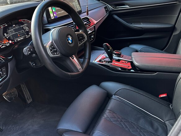 2021 BMW 5 серии 530d xDrive VII (G30/G31/G38) Рестайлинг, чёрный, 7200000 рублей - вид 4