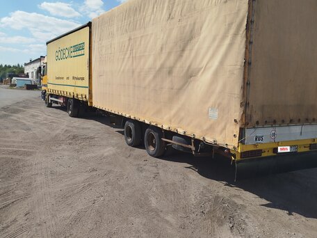 1998 Mercedes-Benz Actros, жёлтый, 1500000 рублей, вид 3