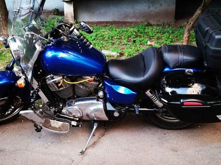 1995 Honda VT 1100, синий, 400000 рублей, вид 1