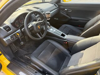 2014 Porsche Cayman II (981), жёлтый, 4800000 рублей, вид 3