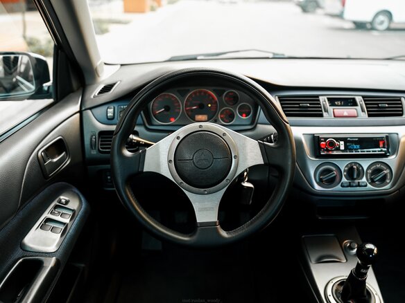 2004 Mitsubishi Lancer Evolution VIII, чёрный - вид 22