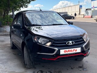 2018 Lada (ВАЗ) Granta I Рестайлинг, чёрный, 700000 рублей, вид 1