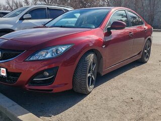 2011 Mazda 6 II (GH) Рестайлинг, красный, 750000 рублей, вид 2