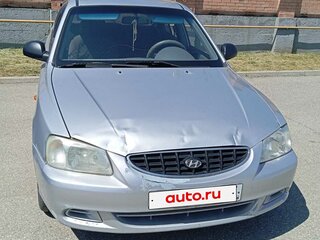 2006 Hyundai Accent ТагАЗ II, серый, 350000 рублей, вид 2