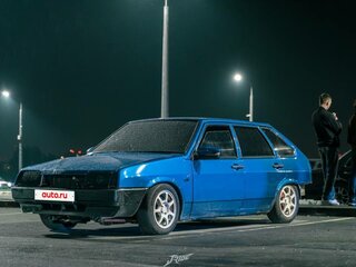 2000 Lada (ВАЗ) 2109, синий, 400000 рублей, вид 1