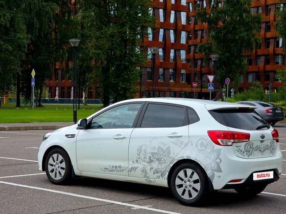 2015 Kia Rio III Рестайлинг, белый, 767000 рублей - вид 7