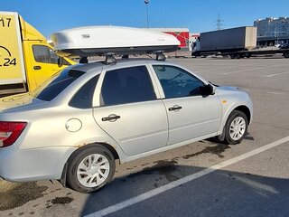 2013 Lada (ВАЗ) Granta I, серебристый, 350000 рублей, вид 3