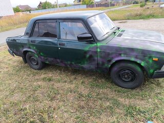 2006 Lada (ВАЗ) 2107, зелёный, 100000 рублей, вид 2