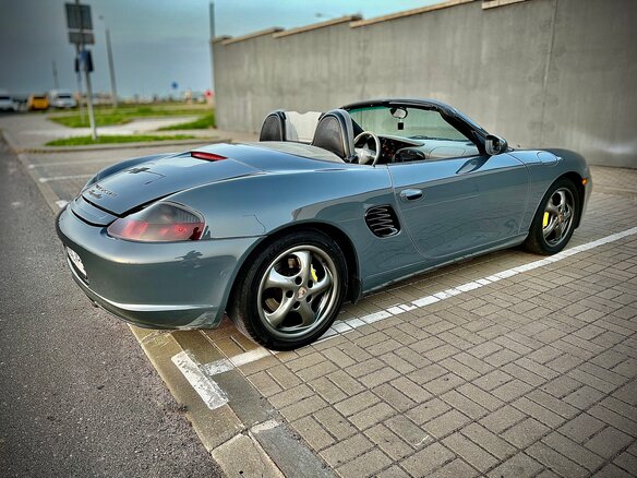 2003 Porsche Boxster I (986) Рестайлинг, серый, 2500000 рублей - вид 7