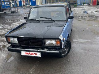 1989 Lada (ВАЗ) 2107, синий, 75000 рублей, вид 2