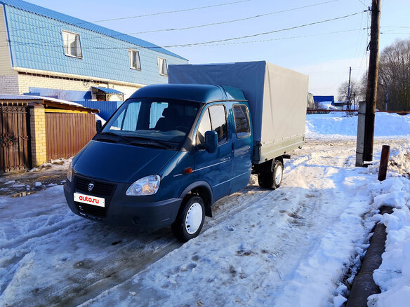 2009 ГАЗ ГАЗель (33023/330273) Фермер, синий, 600000 рублей