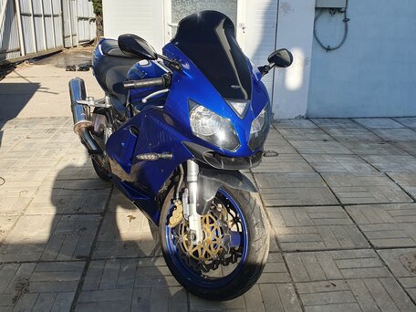 2002 Kawasaki ZX-12 Ninja, синий, 480000 рублей, вид 1