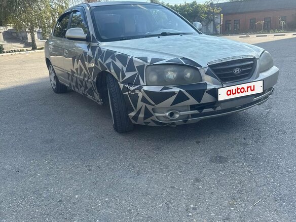 2001 Hyundai Elantra III (XD), золотистый, 350000 рублей - вид 3