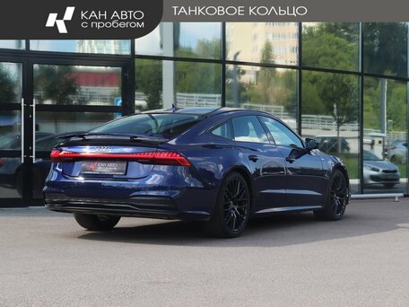 2019 Audi A7 55 TFSI II (4K), синий, 4150000 рублей, вид 2