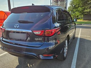 2017 Infiniti QX60 I Рестайлинг, синий, 3000000 рублей, вид 4
