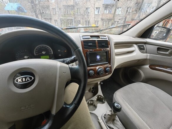 2006 Kia Sportage II, серый, 350000 рублей - вид 5