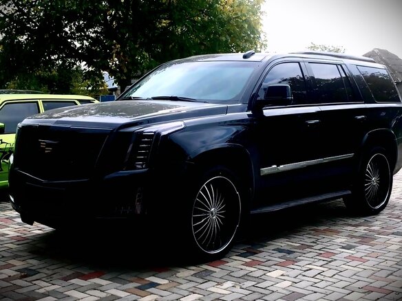 2015 Cadillac Escalade IV, чёрный, 4250000 рублей - вид 6