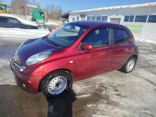 2007 Nissan Micra III (K12), пурпурный, 422000 рублей, вид 3
