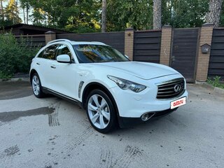 2012 Infiniti FX30d II (S51) Рестайлинг, белый, 1850000 рублей, вид 3