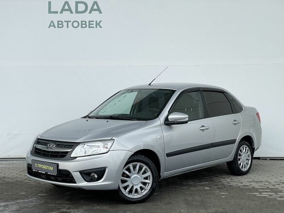 2018 Lada (ВАЗ) Granta I, серебристый, 469000 рублей